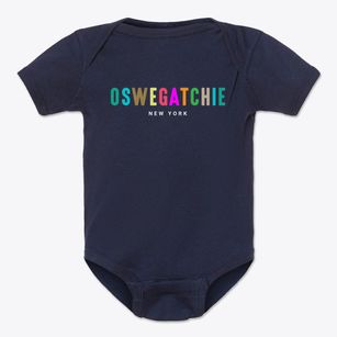 Oswegatchie New York Color Pop Baby Onesie
