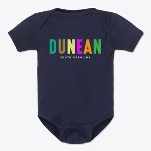 Dunean South Carolina Color Pop Baby Onesie