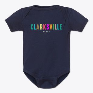 Clarksville Texas Color Pop Baby Onesie