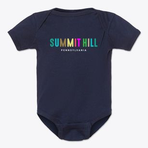 Summit Hill Pennsylvania Color Pop Baby Onesie