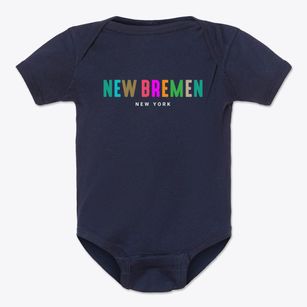 New Bremen New York Color Pop Baby Onesie