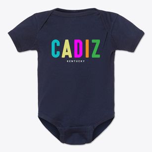 Cadiz Kentucky Color Pop Baby Onesie