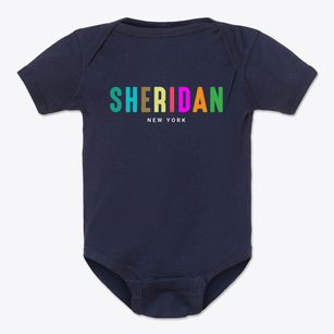 Sheridan New York Color Pop Baby Onesie