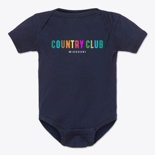 Country Club Missouri Color Pop Baby Onesie