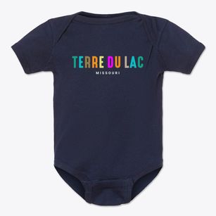 Terre Du Lac Missouri Color Pop Baby Onesie