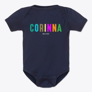Corinna Maine Color Pop Baby Onesie