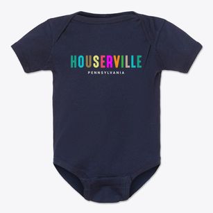 Houserville Pennsylvania Color Pop Baby Onesie