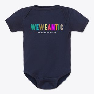 Weweantic Massachusetts Color Pop Baby Onesie
