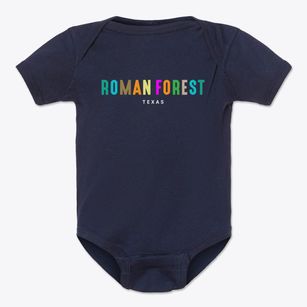 Roman Forest Texas Color Pop Baby Onesie
