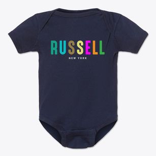 Russell New York Color Pop Baby Onesie