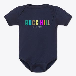 Rock Hill New York Color Pop Baby Onesie