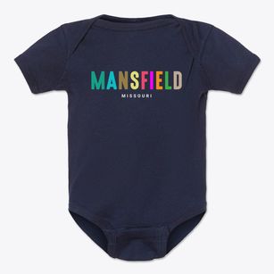 Mansfield Missouri Color Pop Baby Onesie