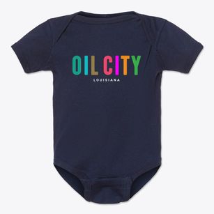 Oil City Louisiana Color Pop Baby Onesie