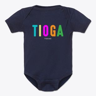 Tioga Texas Color Pop Baby Onesie