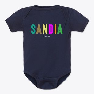 Sandia Texas Color Pop Baby Onesie