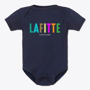 Lafitte Louisiana Color Pop Baby Onesie