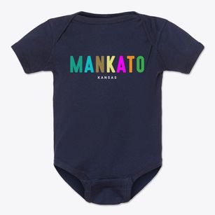 Mankato Kansas Color Pop Baby Onesie
