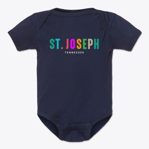 St. Joseph Tennessee Color Pop Baby Onesie