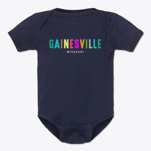 Gainesville Missouri Color Pop Baby Onesie