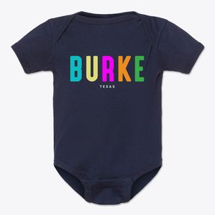 Burke Texas Color Pop Baby Onesie