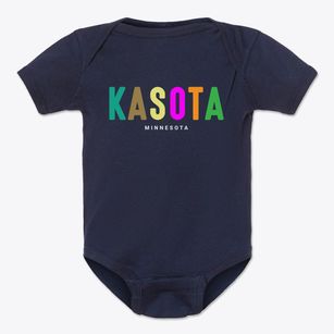 Kasota Minnesota Color Pop Baby Onesie