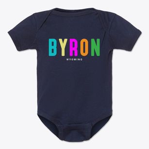 Byron Wyoming Color Pop Baby Onesie