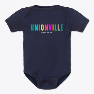 Unionville New York Color Pop Baby Onesie