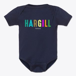 Hargill Texas Color Pop Baby Onesie