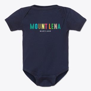 Mount Lena Maryland Color Pop Baby Onesie