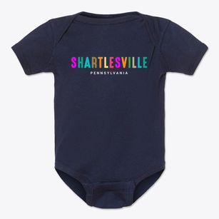 Shartlesville Pennsylvania Color Pop Baby Onesie