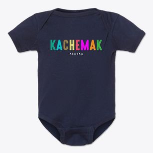 Kachemak Alaska Color Pop Baby Onesie