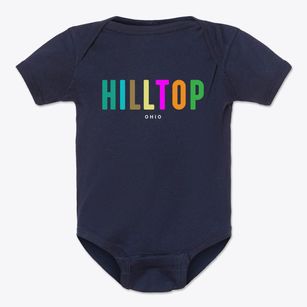Hilltop Ohio Color Pop Baby Onesie