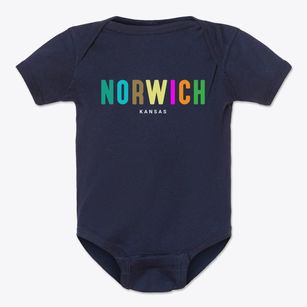 Norwich Kansas Color Pop Baby Onesie