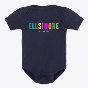 Ellsinore Missouri Color Pop Baby Onesie