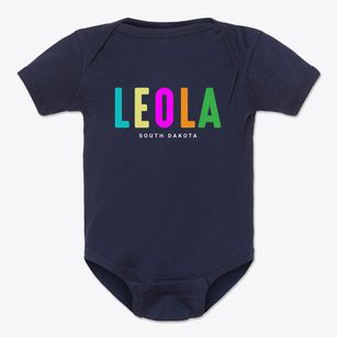 Leola South Dakota Color Pop Baby Onesie