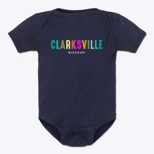 Clarksville Missouri Color Pop Baby Onesie