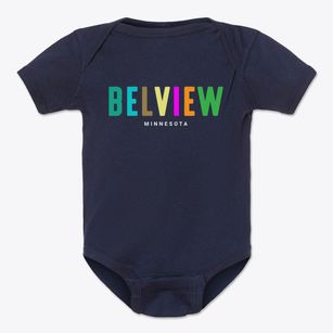 Belview Minnesota Color Pop Baby Onesie