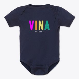 Vina Alabama Color Pop Baby Onesie