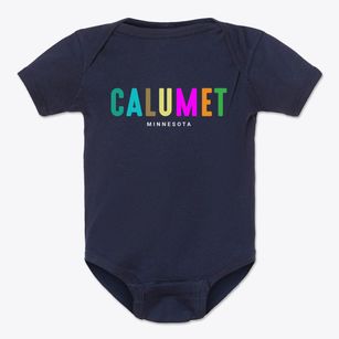 Calumet Minnesota Color Pop Baby Onesie