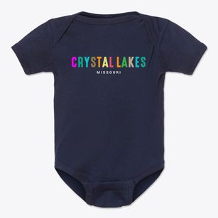 Crystal Lakes Missouri Color Pop Baby Onesie