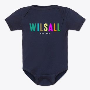 Wilsall Montana Color Pop Baby Onesie
