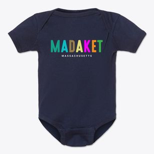 Madaket Massachusetts Color Pop Baby Onesie