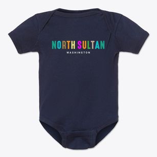 North Sultan Washington Color Pop Baby Onesie