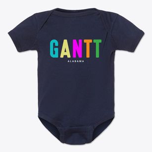 Gantt Alabama Color Pop Baby Onesie