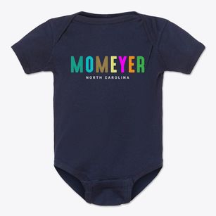 Momeyer North Carolina Color Pop Baby Onesie