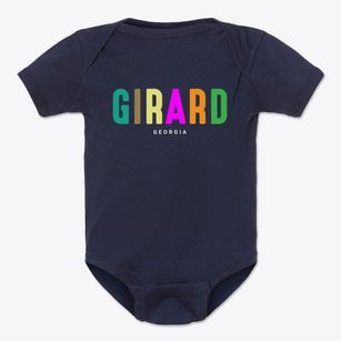 Girard Georgia Color Pop Baby Onesie