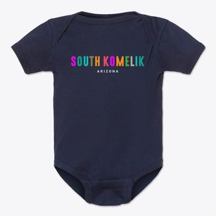South Komelik Arizona Color Pop Baby Onesie