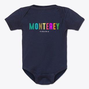 Monterey Virginia Color Pop Baby Onesie