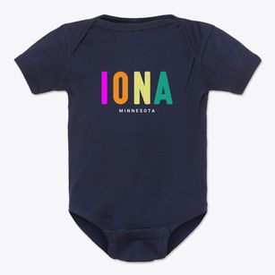 Iona Minnesota Color Pop Baby Onesie