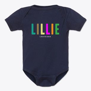 Lillie Louisiana Color Pop Baby Onesie